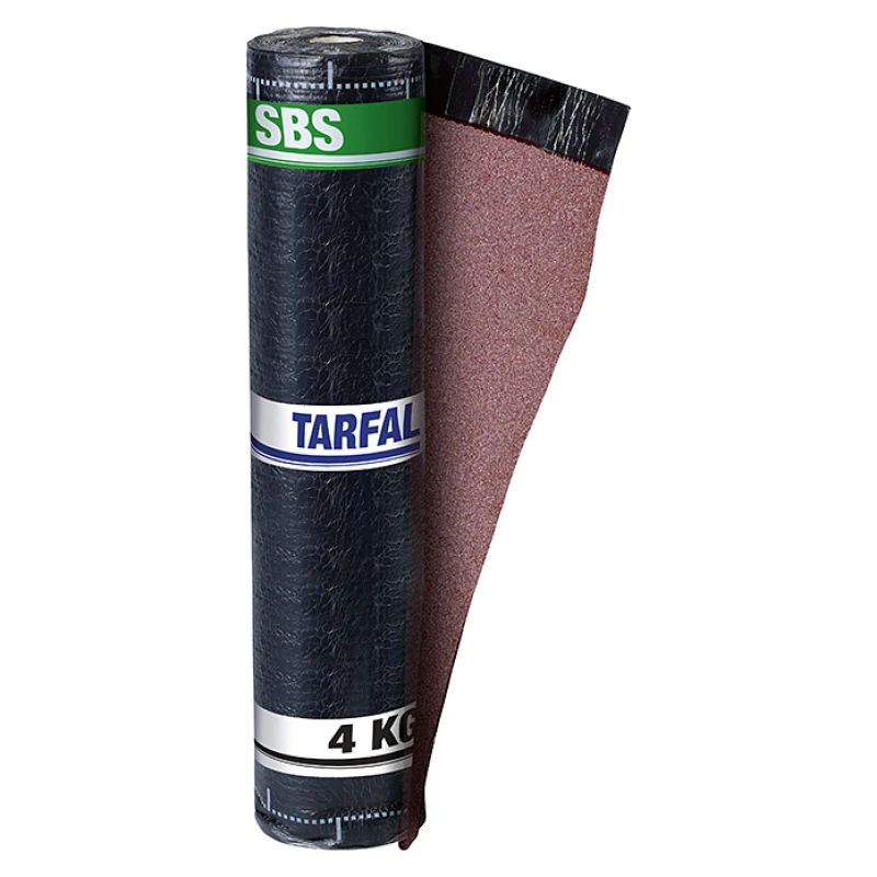 MORTERPLAS SBS FPV MINERAL ROJO 4KG 10M2*ROLLO