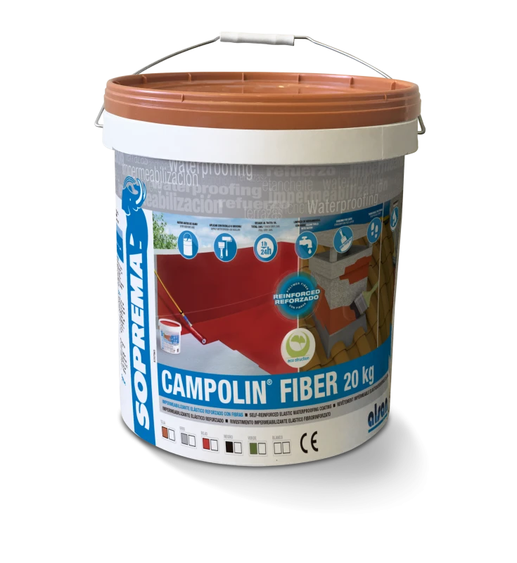 CAMPOLIN FIBRA 20KG ROJO