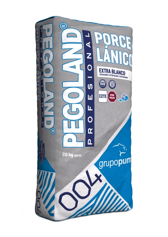 004 PEGOLAND PROFESIONAL PORCELANICO BLANCO C2 TE 20KG