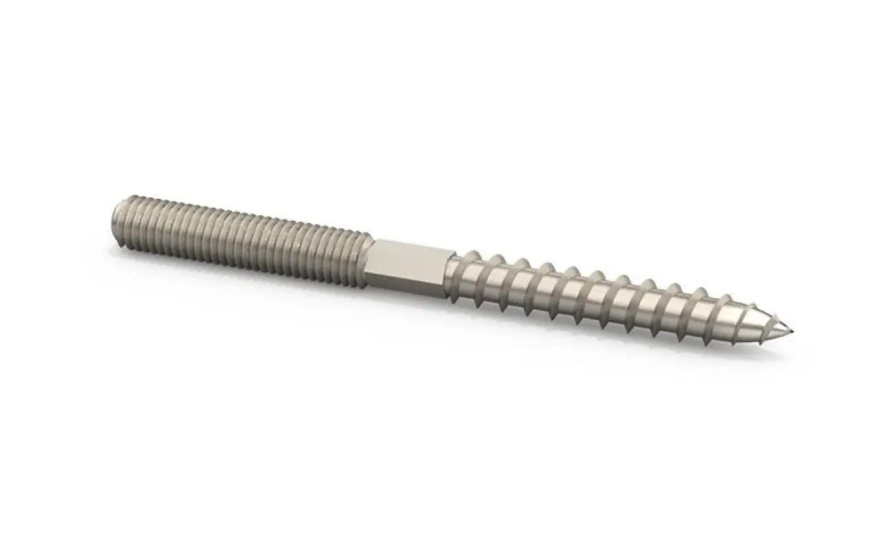 TIRAFONDO DOBLE ROSCA M8*100mm