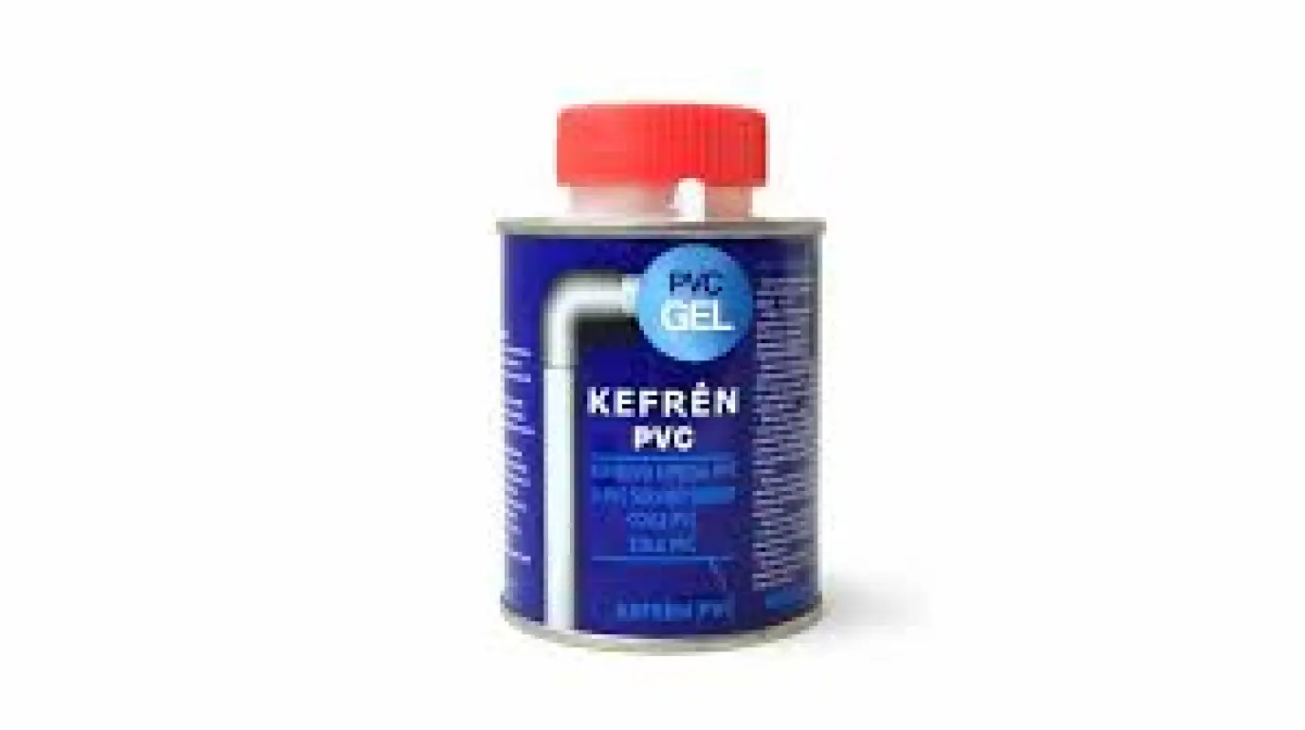 PEGAMENTO PVC KEFREN GEL AZUL  250ML CON PINCEL